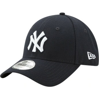 Cappellino visiera curva blu marino regolabile 9FORTY The League di New York Yankees MLB di New Era