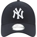 cappellino-curvo-blu-marino-regolabile-9forty-the-league-dei-new-york-yankees-mlb-di-new-era