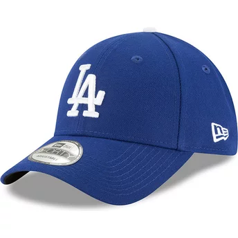 Cappellino visiera curva blu regolabile 9FORTY The League di Los Angeles Dodgers MLB di New Era