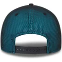 new-era-curved-brim-blue-logo-9forty-mesh-underlay-new-york-yankees-mlb-black-and-blue-adjustable-cap