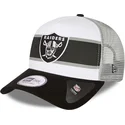 cappellino-trucker-bianco-e-nero-a-frame-retro-dei-las-vegas-raiders-nfl-di-new-era