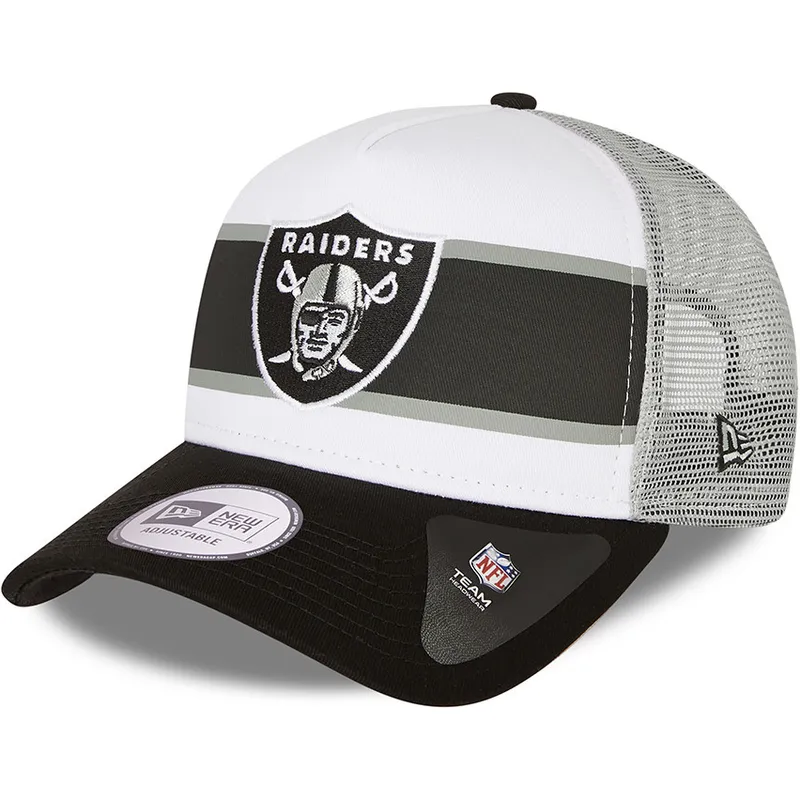 cappelli-curva-bianco-snapback-a-frame-retro-dei-las-vegas-raiders-nfl-di-new-era
