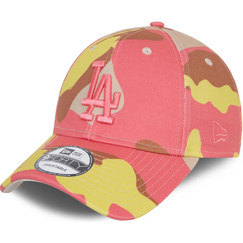 cappelli-curva-mimetizzazione-cinghia-regolabile-rosa-rosa-9forty-dei-los-angeles-dodgers-mlb-di-new-era cappelli-curva-mimetizzazione-cinghia-regolabile-rosa-rosa-9forty-dei-los-angeles-dodgers-mlb-di-new-era