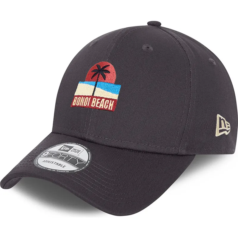 cappelli-curva-grigio-cinghia-regolabile-9forty-di-new-era cappelli-curva-grigio-cinghia-regolabile-9forty-di-new-era