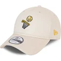 cappelli-curva-bianco-cinghia-regolabile-9forty-di-new-era