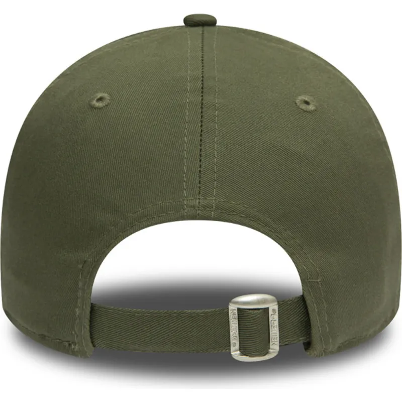 cappelli-curva-verde-cinghia-regolabile-negro-9forty-league-essential-dei-chicago-bulls-nba-di-new-era