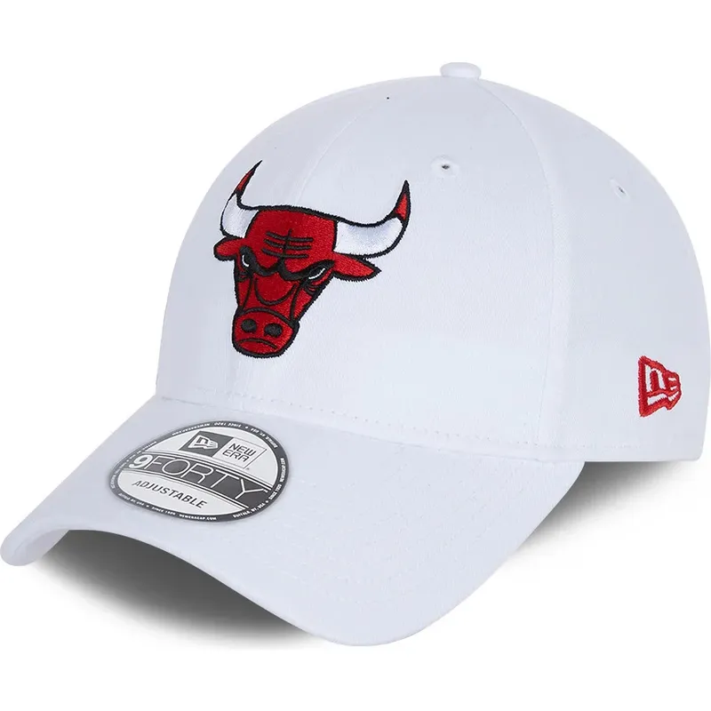 cappelli-curva-bianco-cinghia-regolabile-9forty-side-mark-dei-chicago-bulls-nba-di-new-era cappelli-curva-bianco-cinghia-regolabile-9forty-side-mark-dei-chicago-bulls-nba-di-new-era