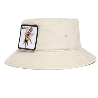 secchi-bianco-dei-bucket-blanco-abeja-queen-bee-witched-the-farm-the-farm-di-goorin-bros