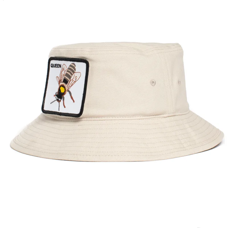 secchi-bianco-dei-bucket-blanco-abeja-queen-bee-witched-the-farm-the-farm-di-goorin-bros
