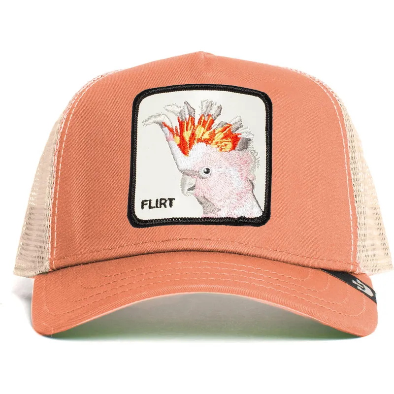 cappellino-trucker-rosa-pappagallo-cacatua-big-flirt-the-farm-di-goorin-bros