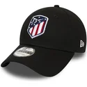 cappellino-nero-con-visiera-curva-regolabile-9forty-essential-dell-atletico-de-madrid-lfp-di-new-era