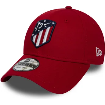 cappellino-curvo-rosso-regolabile-9forty-essential-dell-atletico-de-madrid-lfp-di-new-era