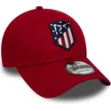 cappelli-curva-rosso-cinghia-regolabile-9forty-essential-de-atletico-dei-atletico-de-madrid-lfp-di-new-era