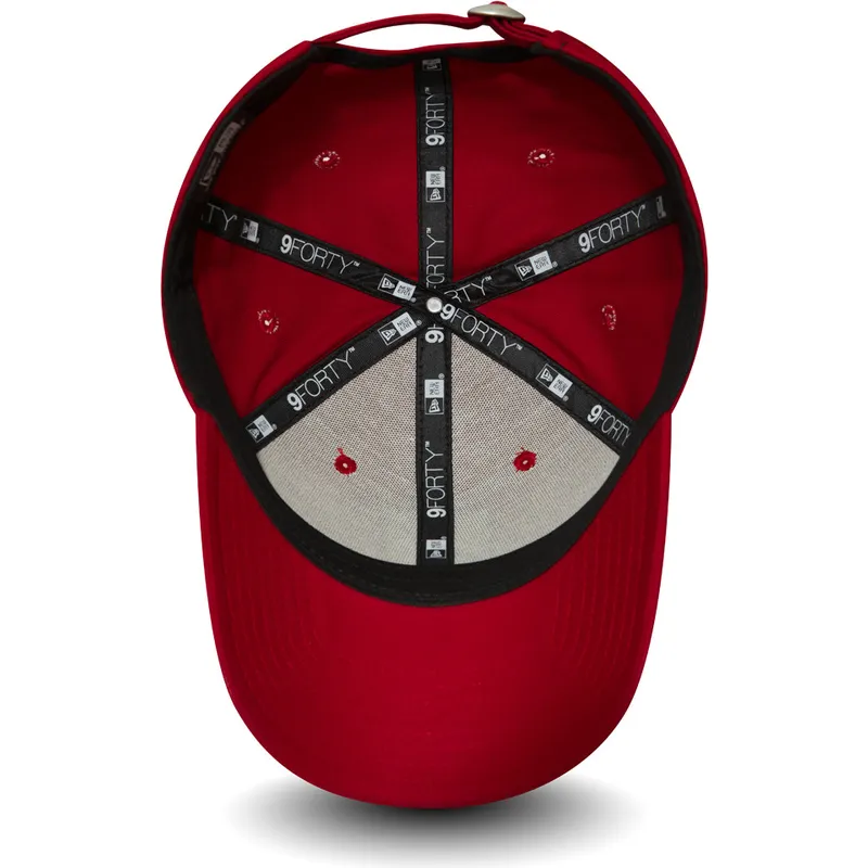 cappelli-curva-rosso-cinghia-regolabile-9forty-essential-de-atletico-dei-atletico-de-madrid-lfp-di-new-era