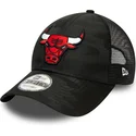 cappelli-curva-mimetizzazione-cinghia-regolabile-negro-9forty-home-field-dei-chicago-bulls-nba-di-new-era