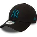 cappellino-curvo-nero-regolabile-con-logo-blu-9forty-league-essential-dei-new-york-yankees-mlb-di-new-era