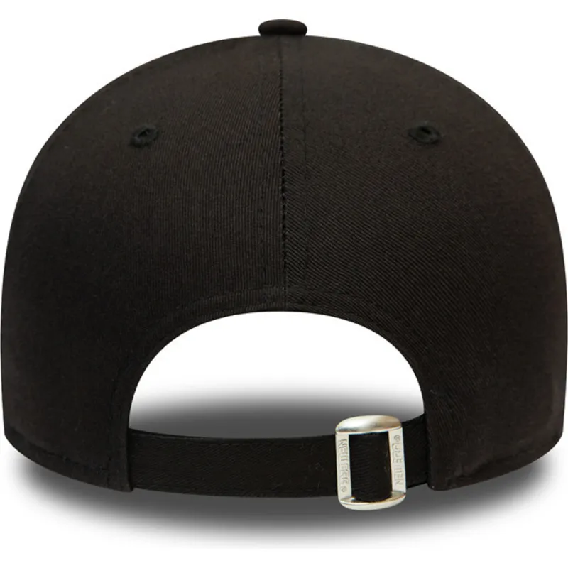 cappelli-curva-nero-cinghia-regolabile-rosa-9forty-league-essential-dei-los-angeles-dodgers-mlb-di-new-era