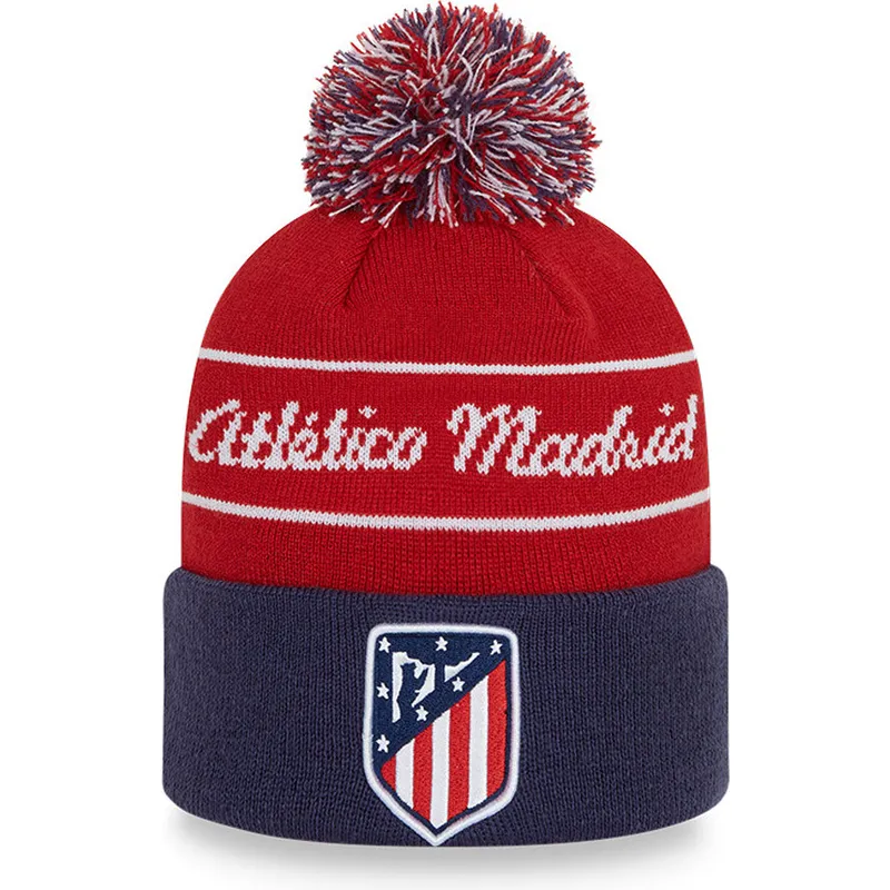 cappelli-pompon-rosso-bobble-knit-de-atletico-dei-atletico-de-madrid-lfp-di-new-era