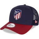 cappelli-curva-blu-snapback-rubber-a-frame-de-atletico-dei-atletico-de-madrid-lfp-di-new-era