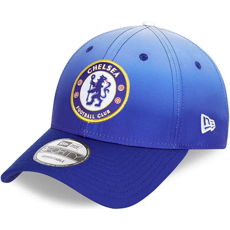 cappelli-curva-blu-cinghia-regolabile-9forty-fade-dei-chelsea-football-club-premier-league-di-new-era