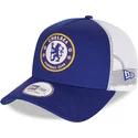 cappellino-trucker-blu-in-cotone-a-frame-del-chelsea-football-club-di-new-era