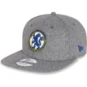 cappelli-piatta-grigio-snapback-9fifty-low-profile-heritage-dei-chelsea-football-club-premier-league-di-new-era