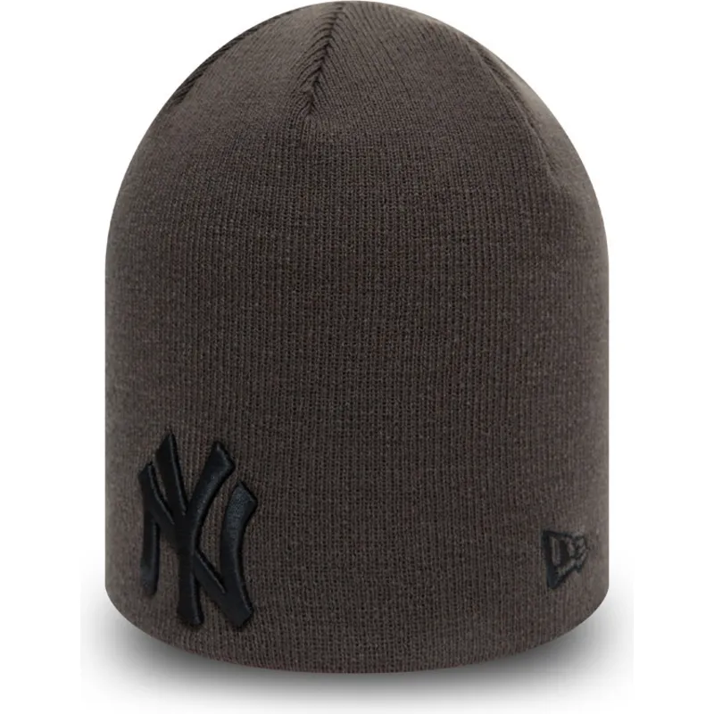 cappelli-grigio-negro-skull-knit-league-essential-dei-new-york-yankees-mlb-di-new-era
