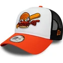 cappellino-trucker-bianco-nero-e-arancione-a-frame-dei-charlotte-knights-milb-di-new-era