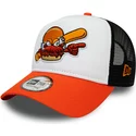 new-era-a-frame-charlotte-knights-milb-white-black-and-orange-trucker-hat