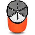 new-era-a-frame-charlotte-knights-milb-white-black-and-orange-trucker-hat
