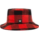 secchi-curva-rosso-snapback-dei-bucket-rojo-y-negro-bufalo-buffalo-i-m-a-little-hoarse-the-farm-the-farm-di-goorin-bros