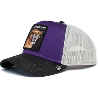 gorra-trucker-viola-denti-a-sciabola-sabertooth-di-goorin-bros