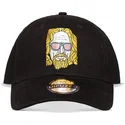 cappellino-nero-snapback-curvo-the-big-lebowski-di-difuzed
