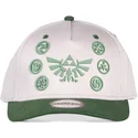 berretto-curvo-grigio-e-verde-regolabile-triforce-the-legend-of-zelda-di-difuzed
