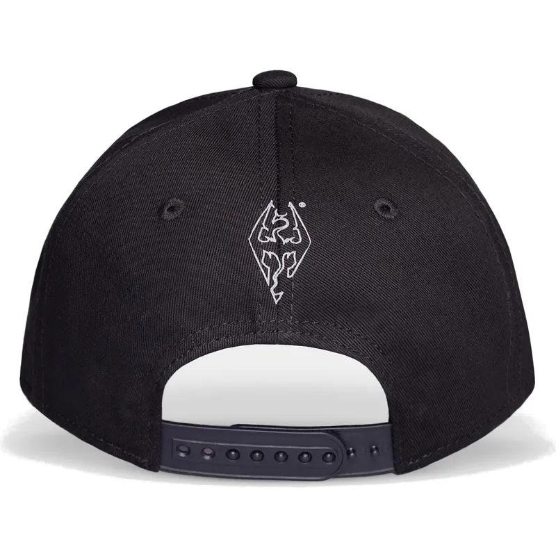 cappellino-curvo-nero-snapback-the-elder-scrolls-v-skyrim-di-difuzed