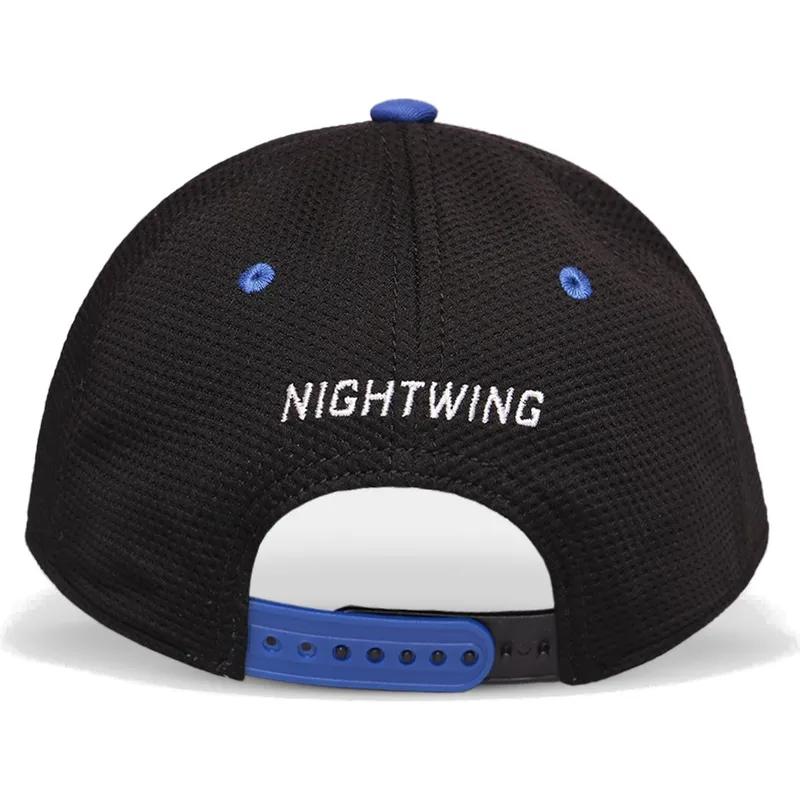 cappellino-curvo-nero-snapback-nightwing-dc-comics-di-difuzed