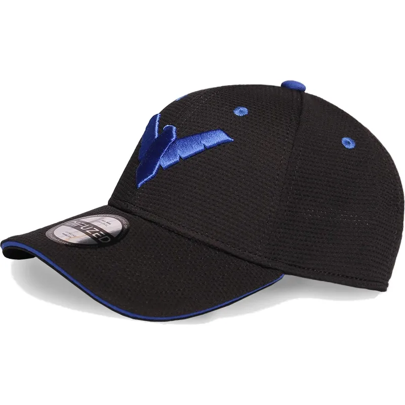 cappellino-curvo-nero-snapback-nightwing-dc-comics-di-difuzed