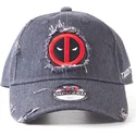 cappello-curvo-nero-regolabile-deadpool-tacos-marvel-comics-di-difuzed