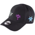 cappello-nero-regolabile-con-visiera-curva-triforce-color-symbols-the-legend-of-zelda-di-difuzed