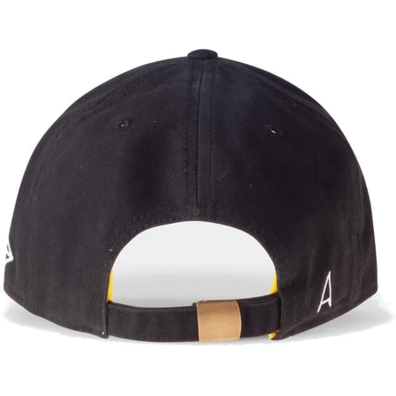 cappelli-curva-nero-cinghia-regolabile-di-difuzed