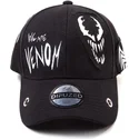 cappello-nero-snapback-curvo-venom-we-are-venom-marvel-comics-di-difuzed