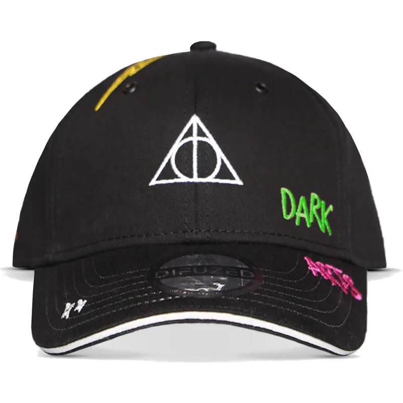 cappellino-curvo-nero-regolabile-per-bambino-i-doni-della-morte-wizards-unite-harry-potter-di-difuzed