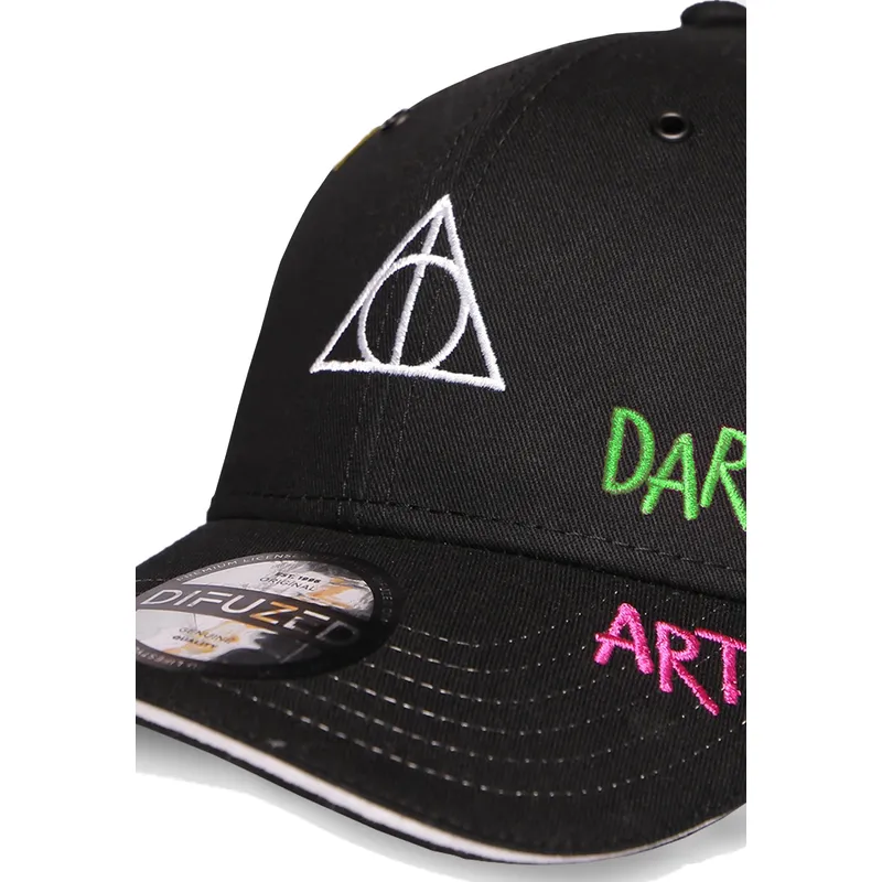 cappellino-curvo-nero-regolabile-per-bambino-i-doni-della-morte-wizards-unite-harry-potter-di-difuzed