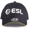 cappellino-nero-snapback-curvo-esports-esl-di-difuzed
