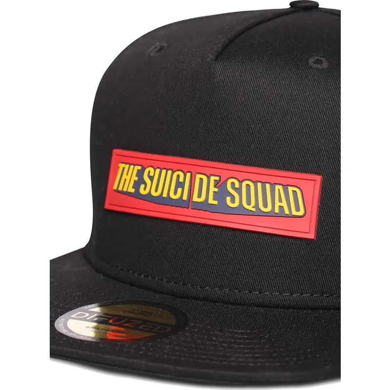 cappello-piatto-nero-snapback-suicide-squad-marvel-comics-di-difuzed