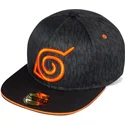 cappello-piatto-nero-snapback-konoha-symbol-naruto-di-difuzed