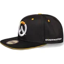 cappello-piatto-nero-snapback-logo-overwatch-di-difuzed