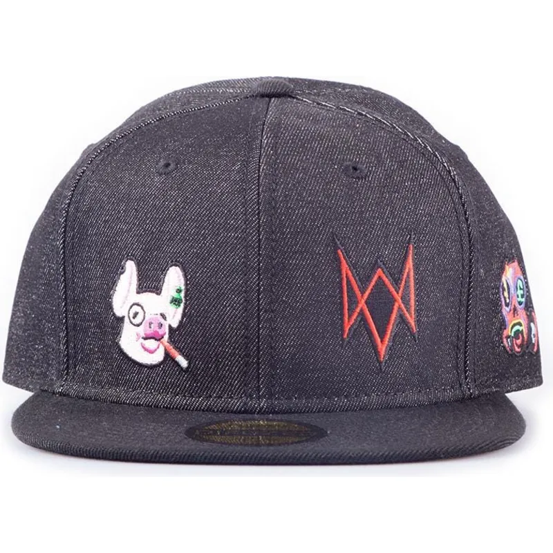 cappelli-piatta-nero-snapback-di-difuzed