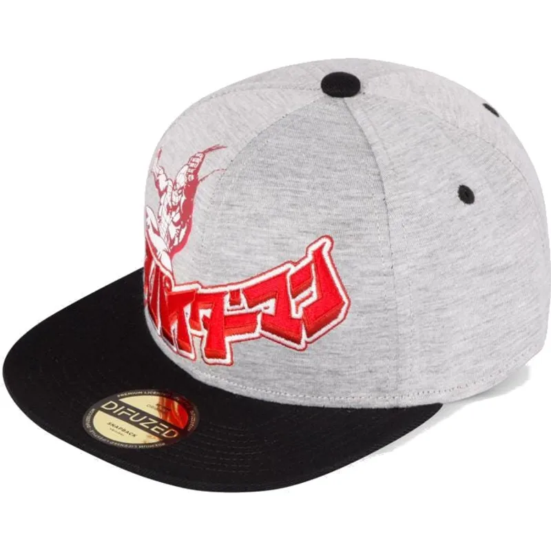 berretto-piatto-grigio-e-nero-snapback-spider-man-japanese-marvel-comics-di-difuzed