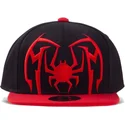 cappello-piatto-nero-e-rosso-snapback-spider-man-spider-arch-marvel-comics-di-difuzed